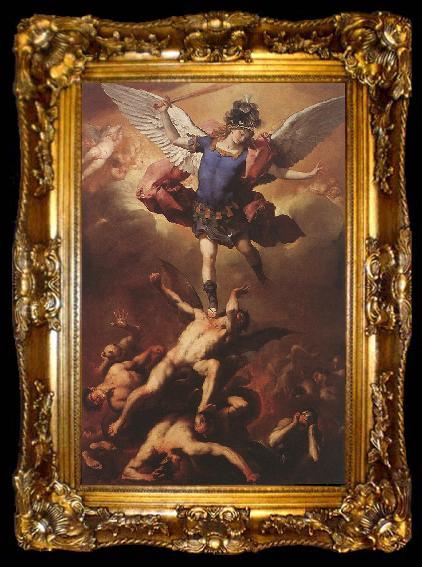 framed  GIORDANO, Luca The Fall of the Rebel Angels dg, ta009-2